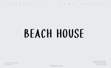 Beach House Font