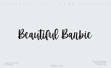 Beautiful Barbie Font