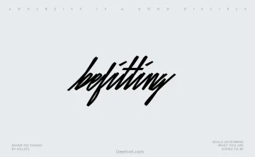 Befitting Font
