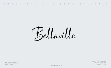 Bellaville Font