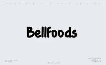 Bellfoods Font