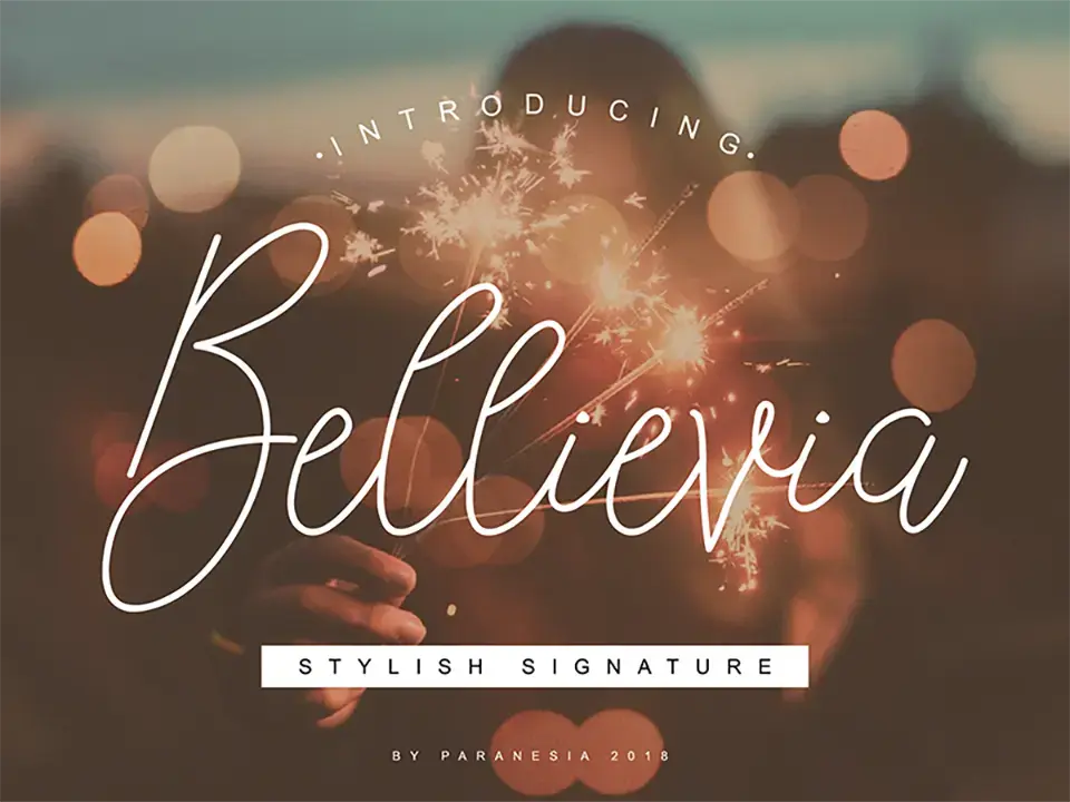 Bellievia Script Font