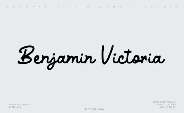 Benjamin Victoria Font
