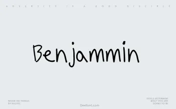 Benjammin Font