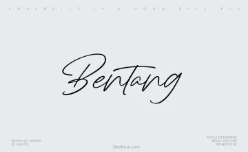 Bentang Font
