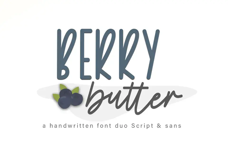 Berry Butter Sans Font