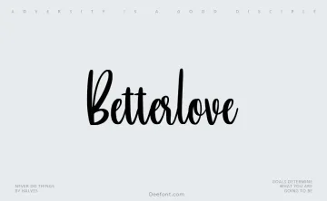 Betterlove Font