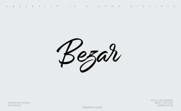 Bezar Font