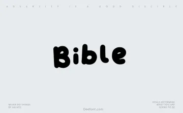 Bible Font