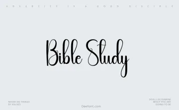 Bible Study Font
