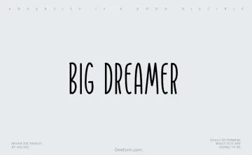 Big Dreamer Font