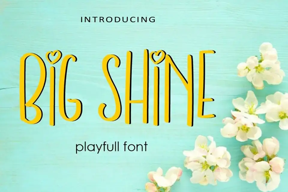 Big Shine Font