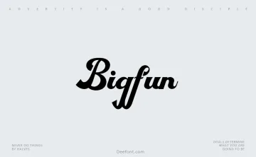Bigfun Font