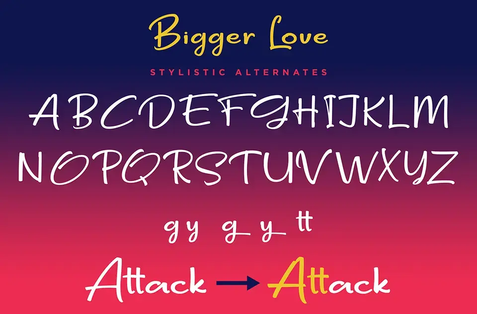 Bigger Love Font