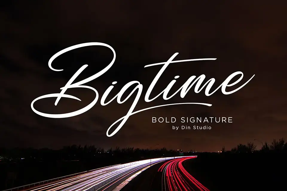 Bigtime Font