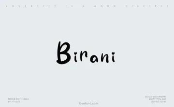 Birani Font