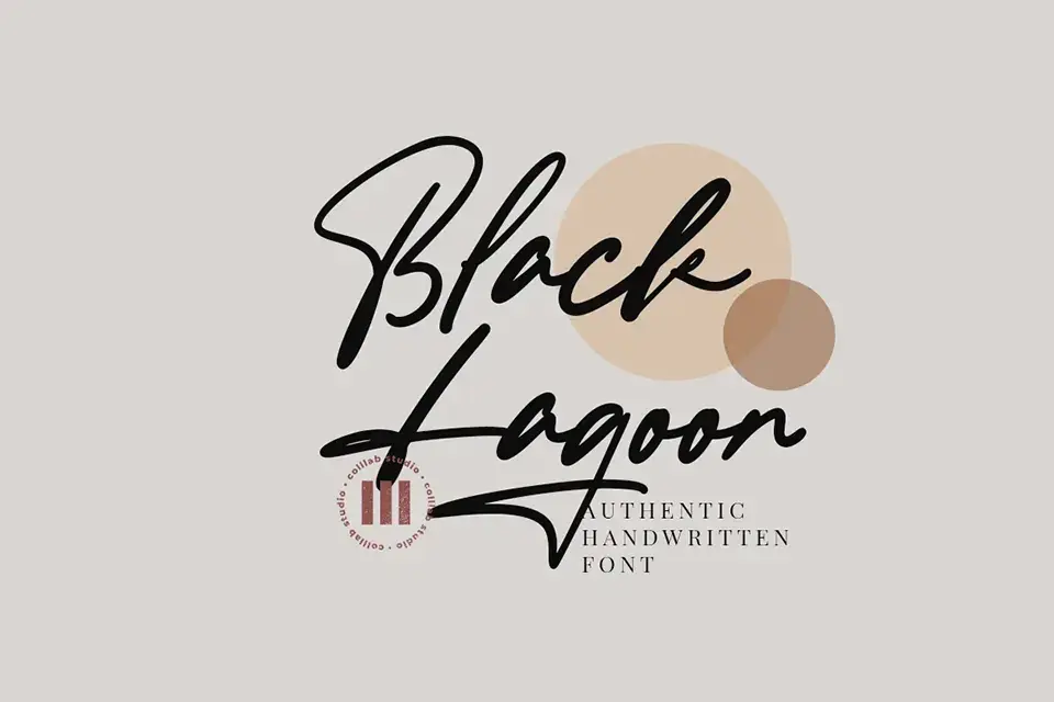 Black Lagoon Font