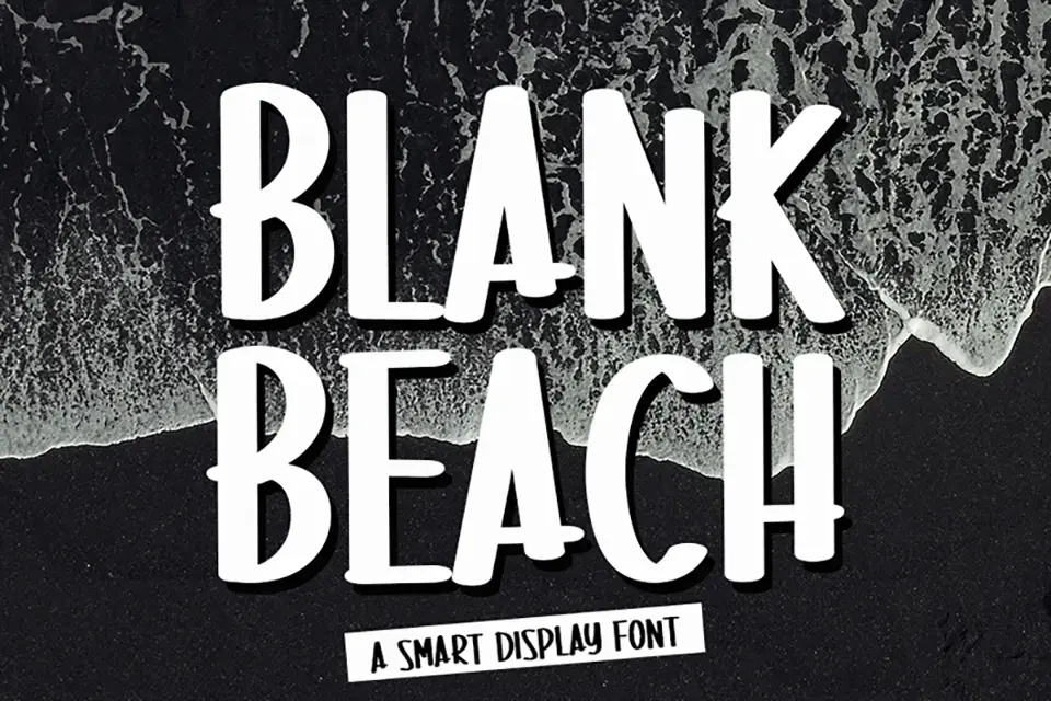 Blank Beach Font