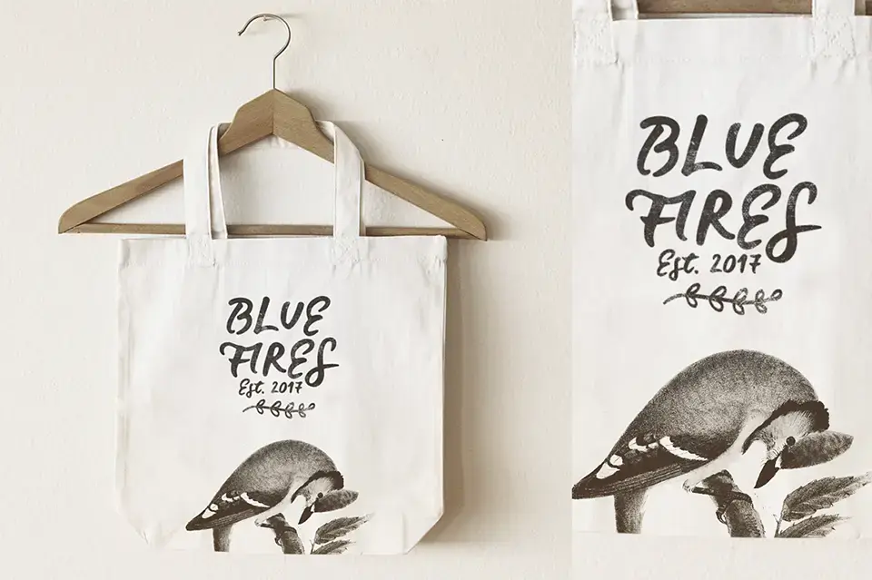 Blue Fires Font