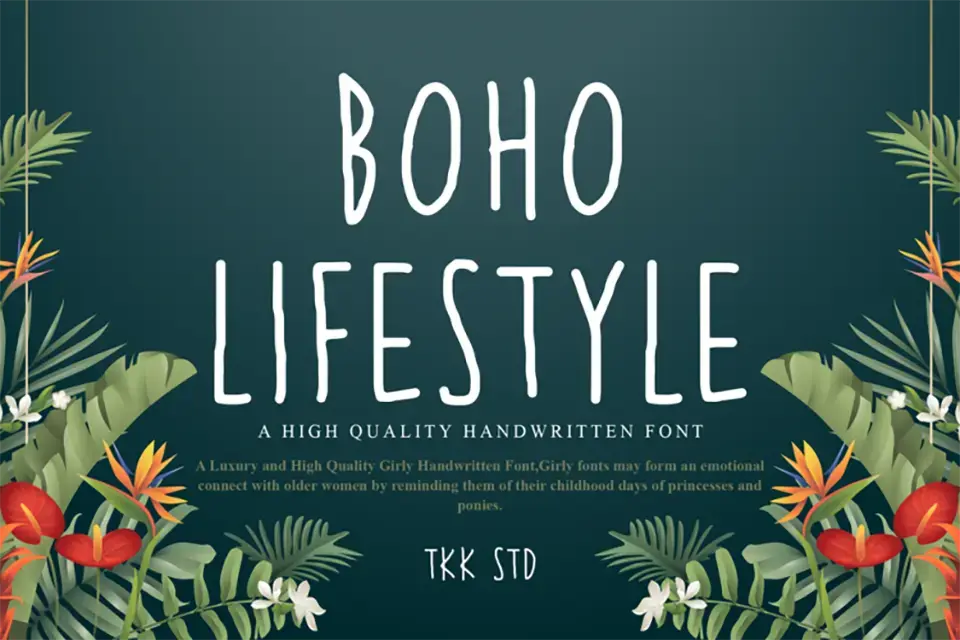 Boho Lifestyle Font
