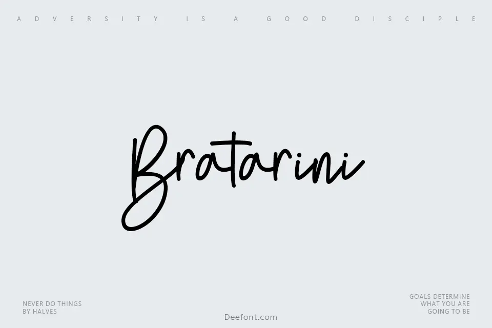 Bratarini Font
