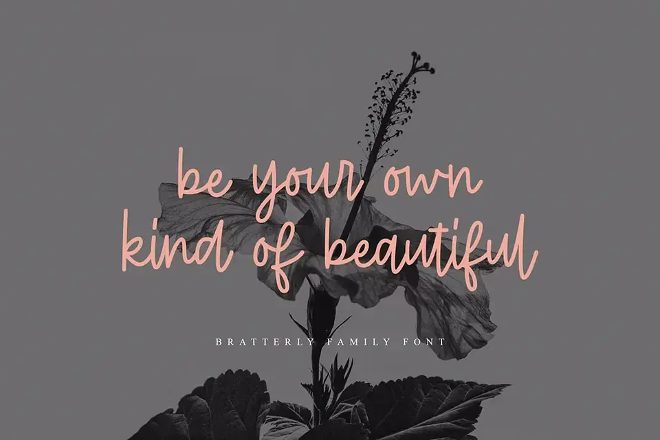 Bratterly Font