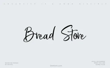 Bread Store Font