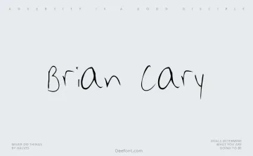 Brian Cary Font
