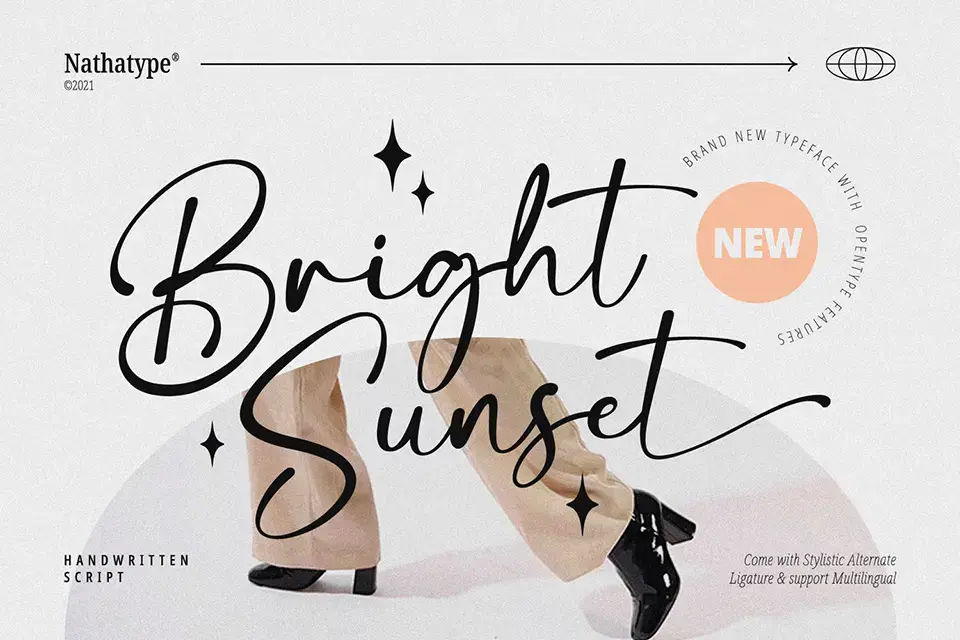 Bright Sunset Font