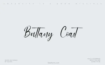 Brittany Coast Font
