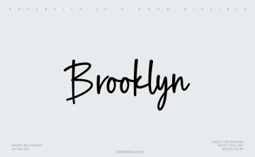 Brooklyn Font