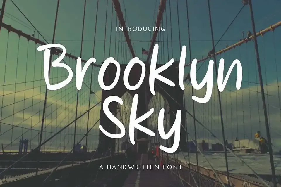 Brooklyn Sky Font