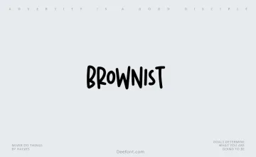 Brownist Font