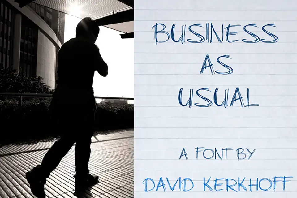 Business As Usual Font