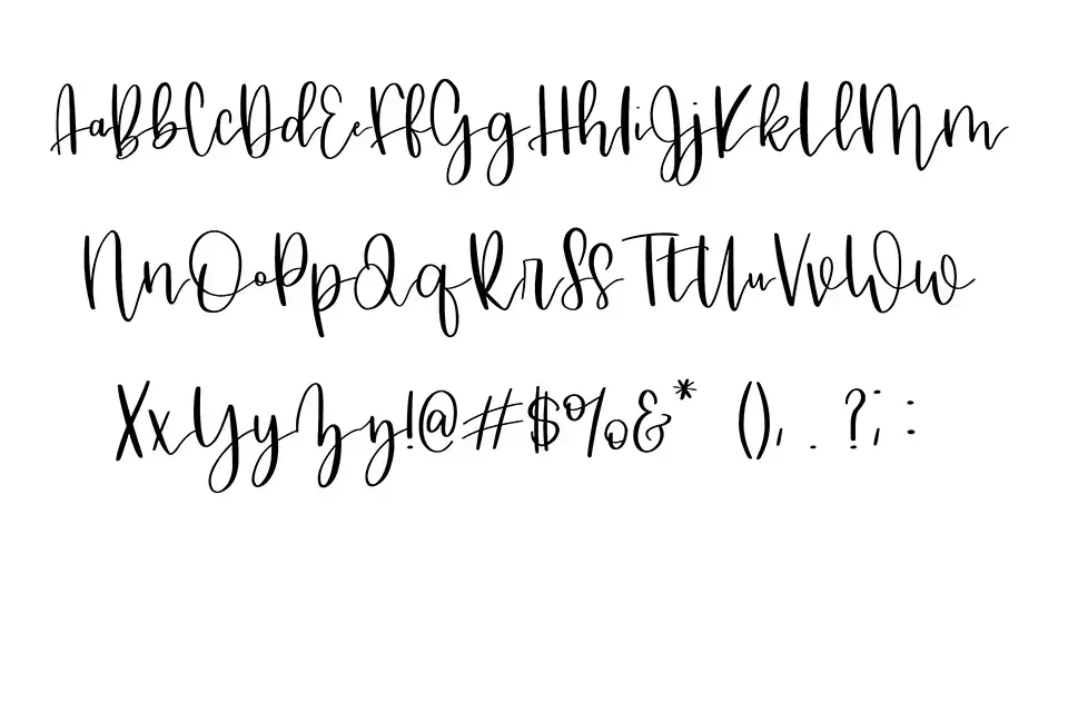 Butterscotch Meringue Font
