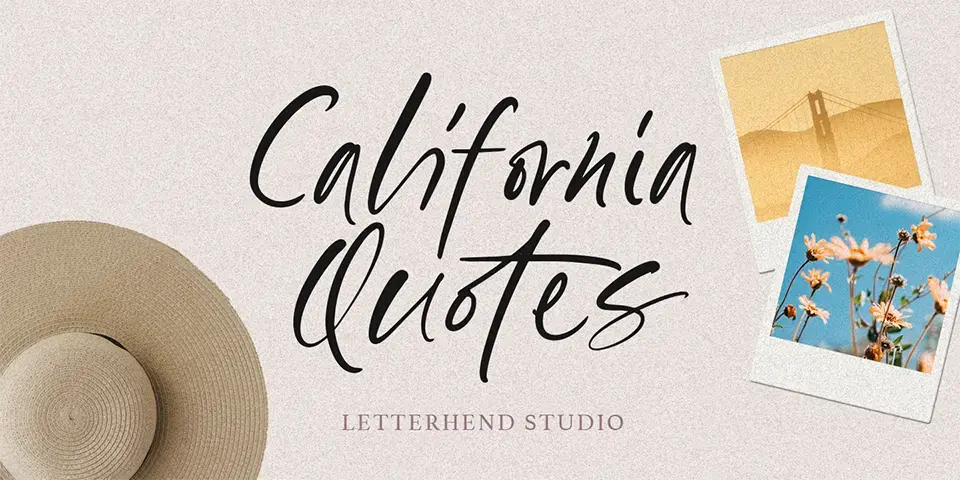 California Quotes Font
