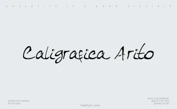 Caligrafica Arito Font