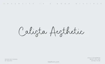 Calista Aesthetic Font