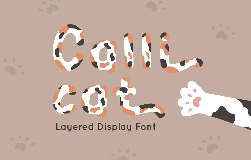 Calli Cat Font