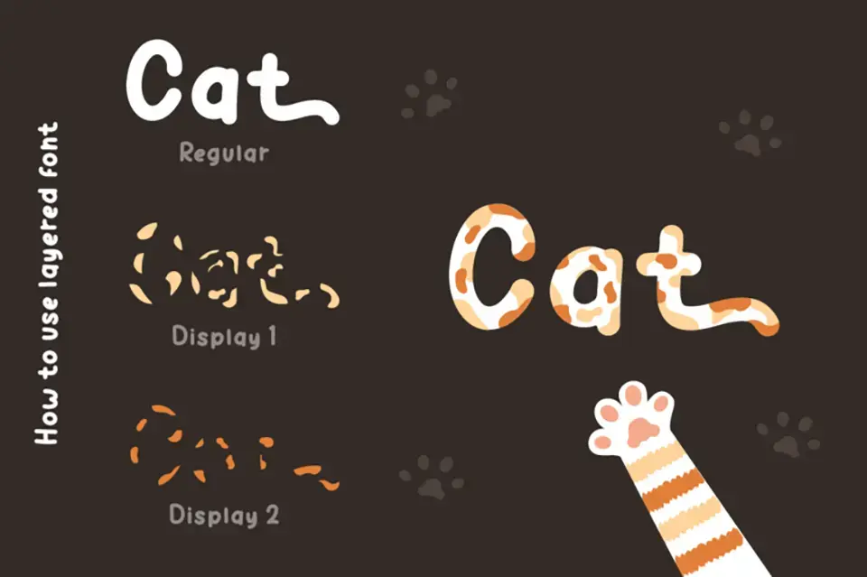 Calli Cat Font