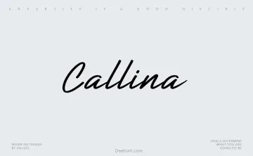 Callina Font