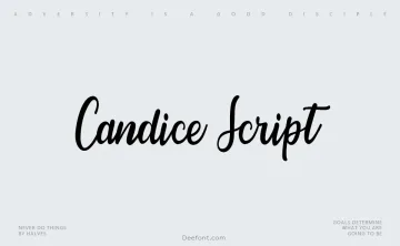 Candice Script Font
