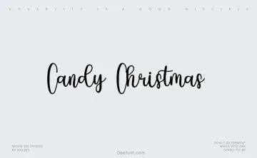 Candy Christmas Font
