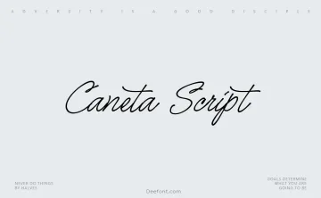 Caneta Script Font
