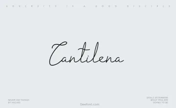 Cantilena Font