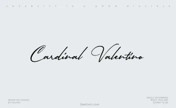 Cardinal Valentino Font