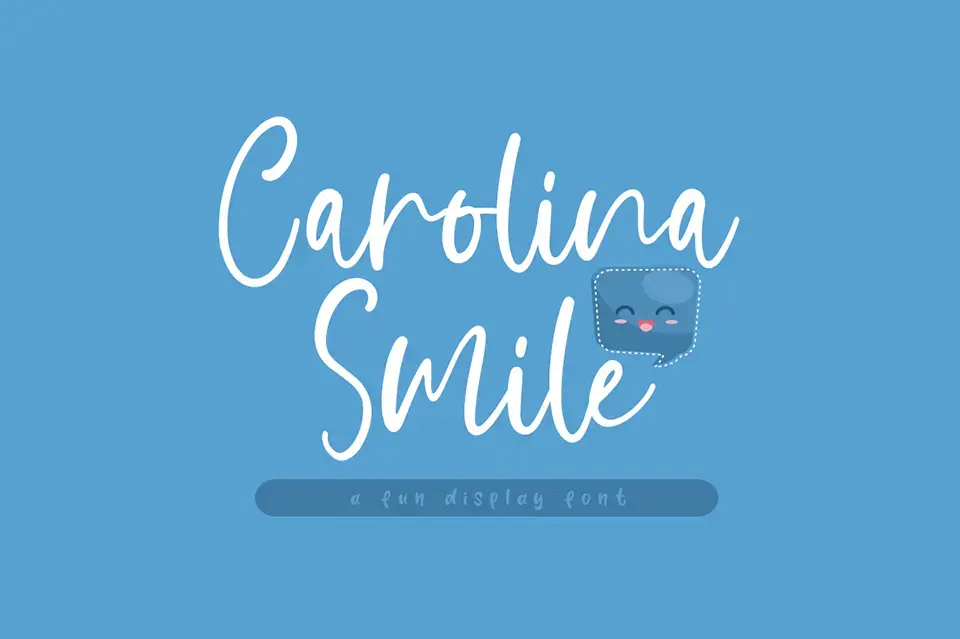 Carolina Smile Font