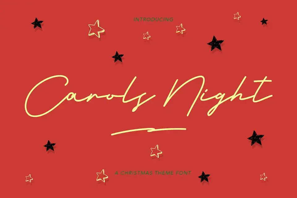 Carols Night Font
