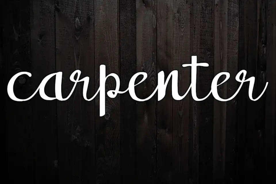 Carpenter Font