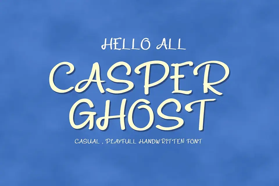 Casper Ghost Font